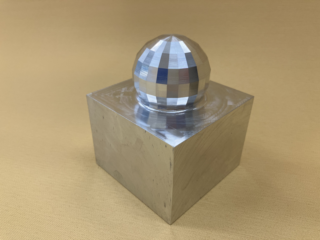 アルミ加工例 - ミラーボール